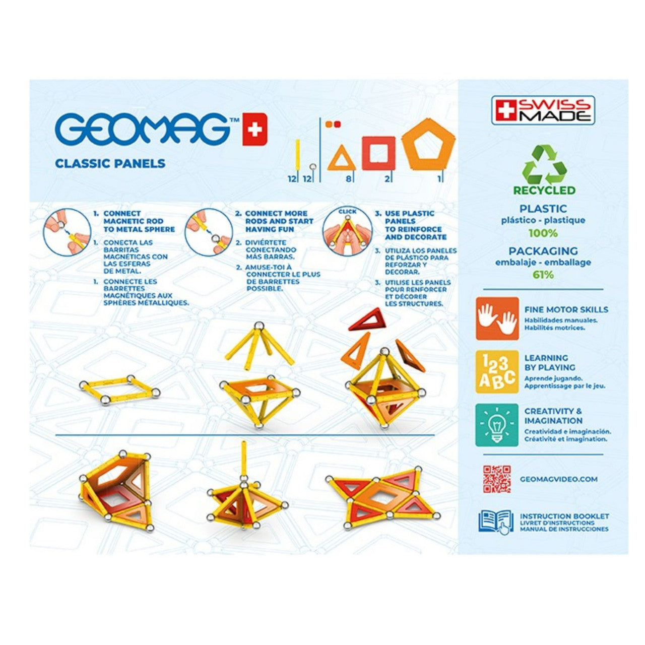 Geomag - Panels Recycled 35pc