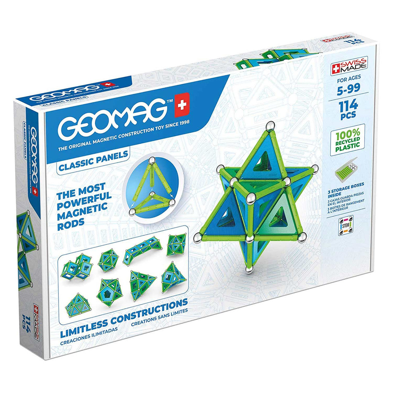 Geomag- Classic Panels 114pc Set