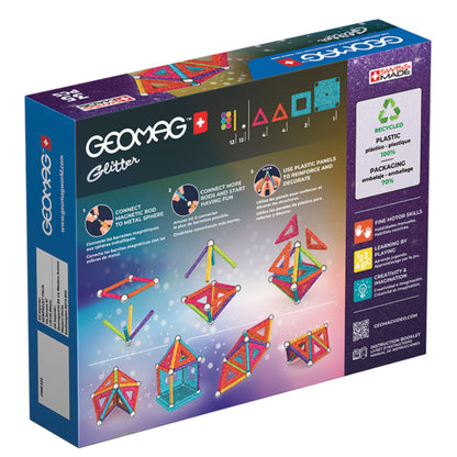 Geomag - Glitter Panels Recycled 35pc