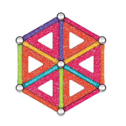 Geomag - Glitter Panels Recycled 35pc