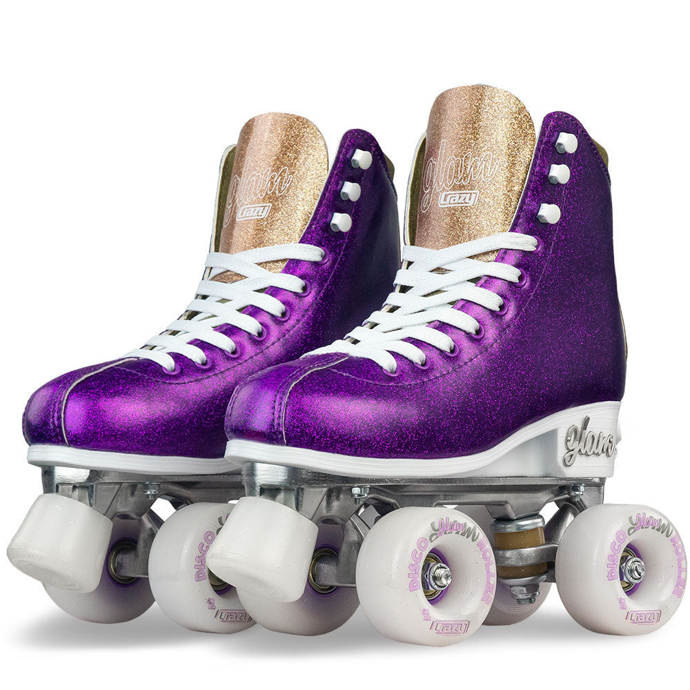 Crazy Skates - Glam Size Adjustable Roller Skates - Purple