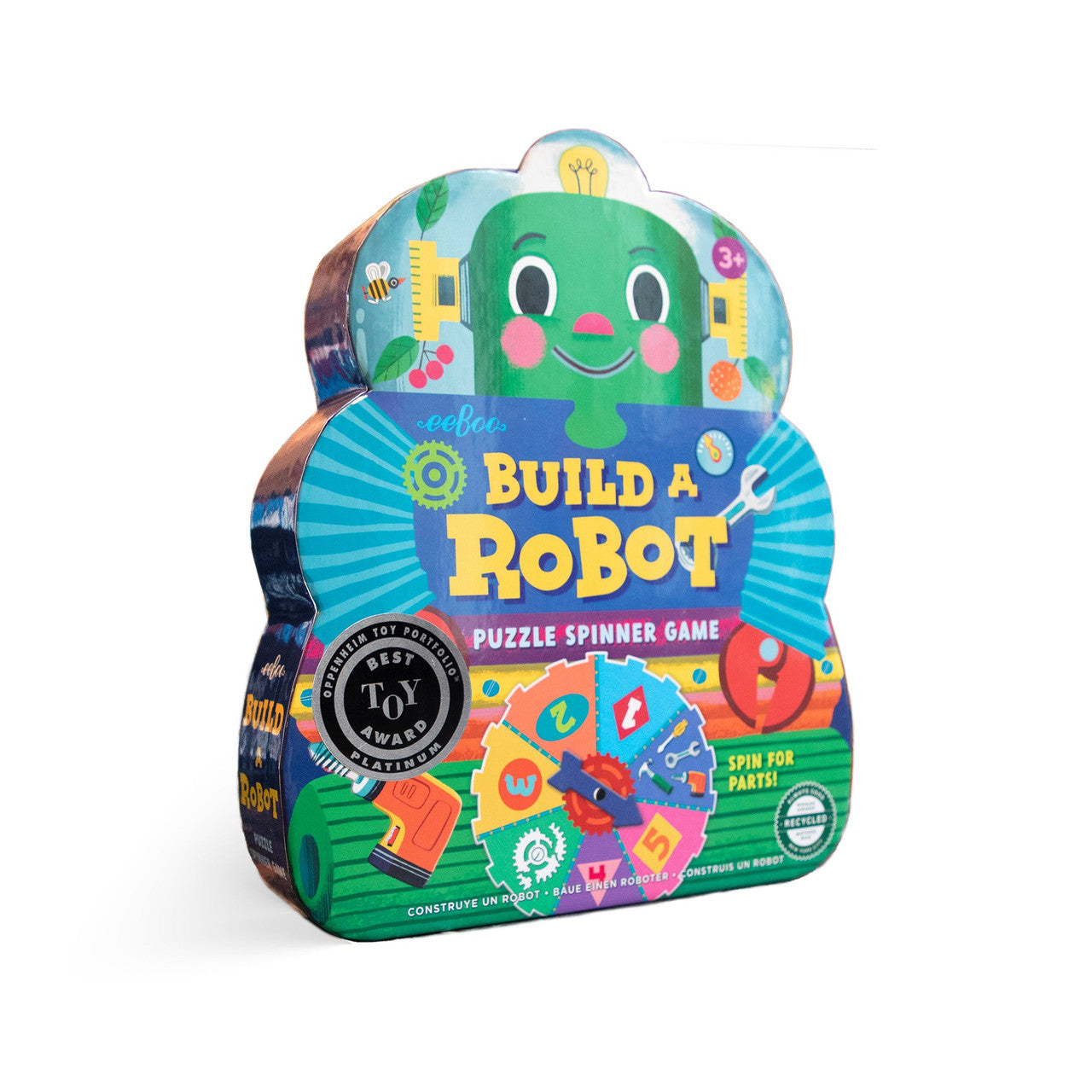 eeBoo - Build a Robot Puzzle Spinner Game