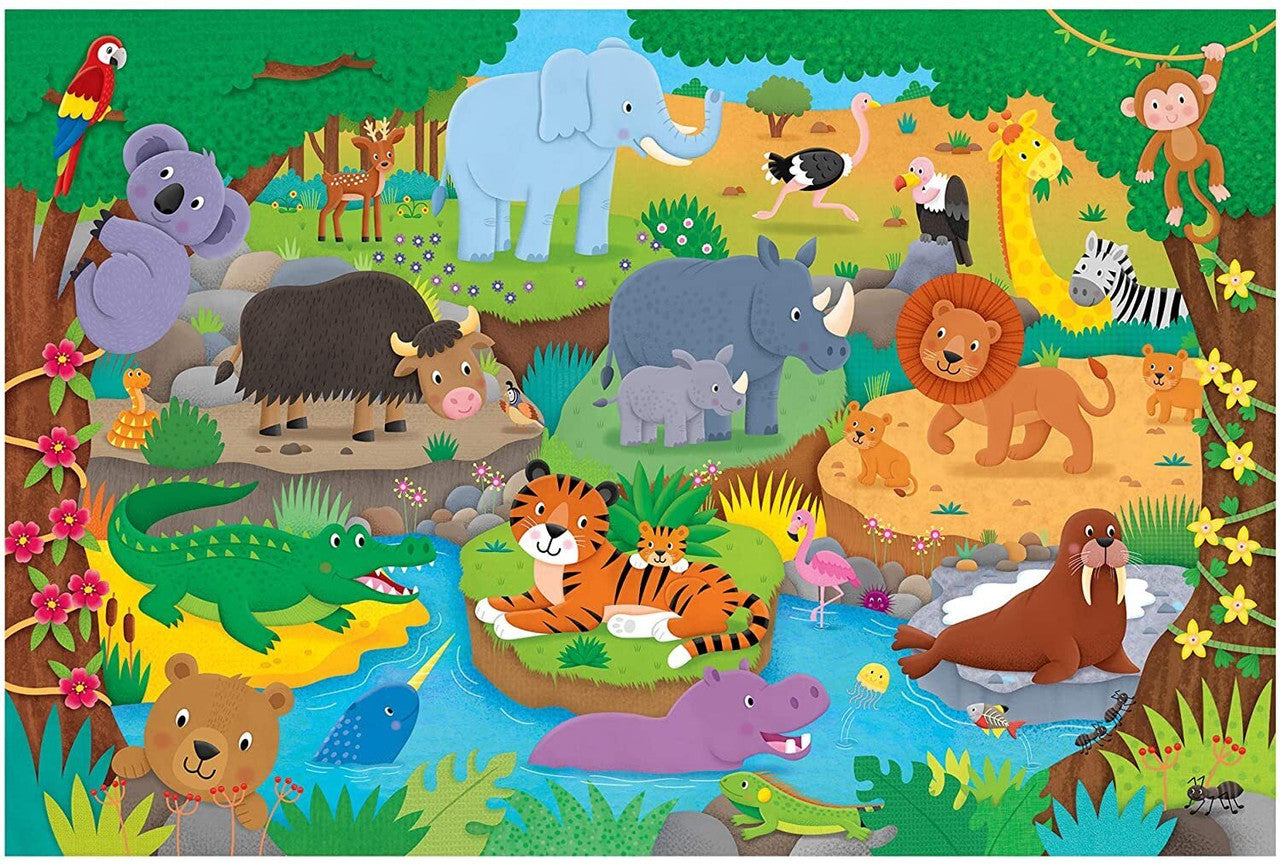 Galt - Alphabet Animals Giant Floor Puzzle - 30pcs | Discount Toy Co