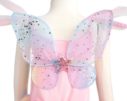 Great Pretenders - Rainbow Fairy Dress with Wings
