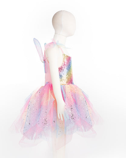 Great Pretenders - Rainbow Fairy Dress with Wings