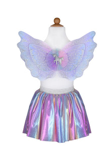 Great Pretenders - Pastel Magical Unicorn Skirt & Wings (size 4-6)
