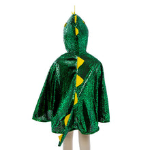 Great Pretenders - Metallic Green Dragon Cape (size 2-3)