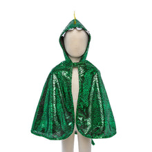 Great Pretenders - Metallic Green Dragon Cape (size 2-3)