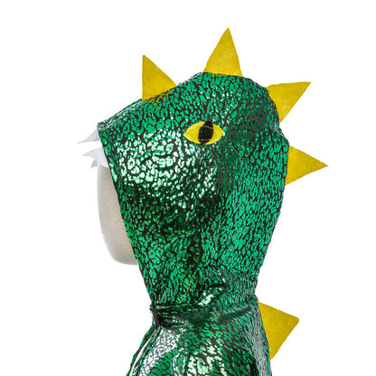 Great Pretenders - Metallic Green Dragon Cape (size 2-3)