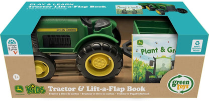 Green Toys -  John Deere Tractor & Board Book