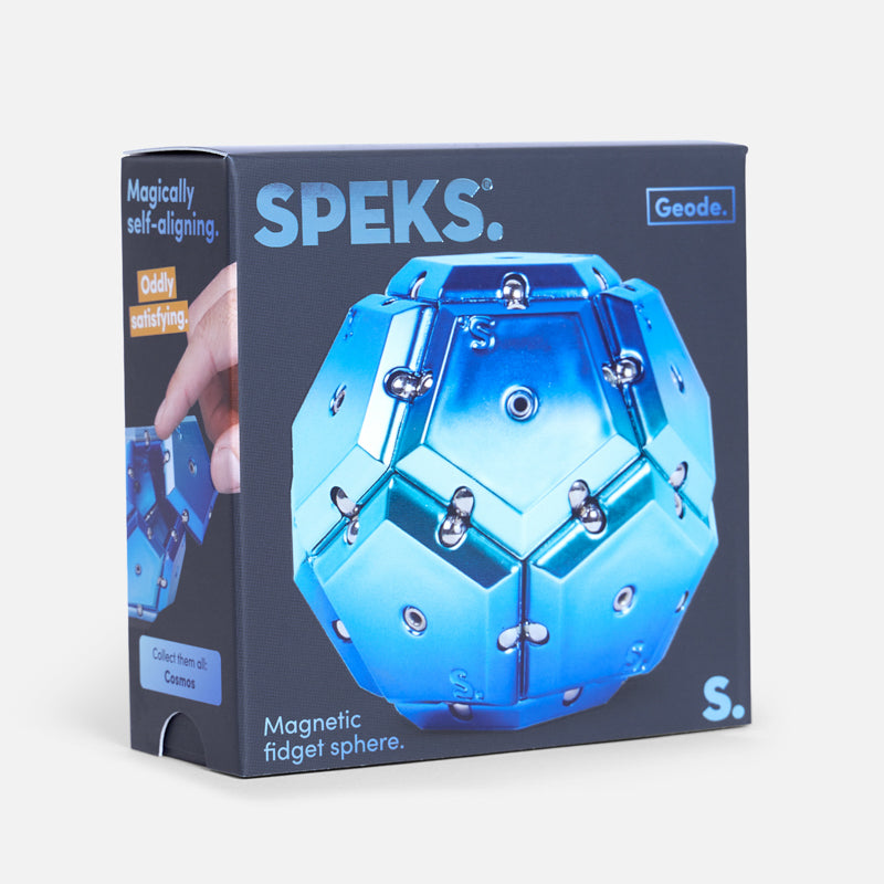 SPEKS® Geode Magnetic Fidget Set – Chrome Cosmos