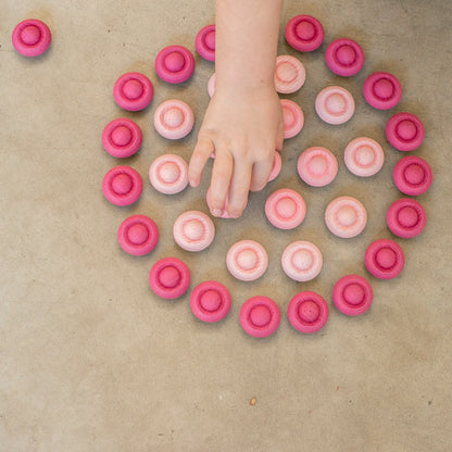 Grapat Mandala Pink Flowers