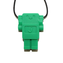 Jellystone Chewelry - Robot Pendant - Grassy Green