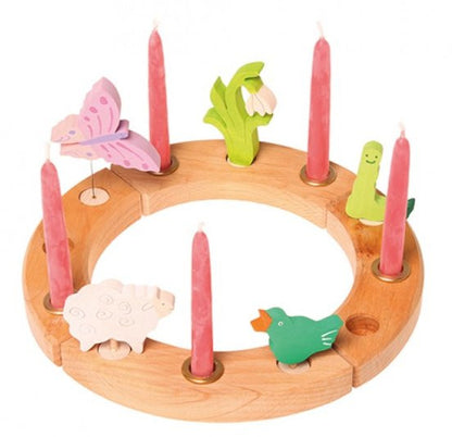 Grimm’s - Small Natural Birthday Ring  (12 Holes)
