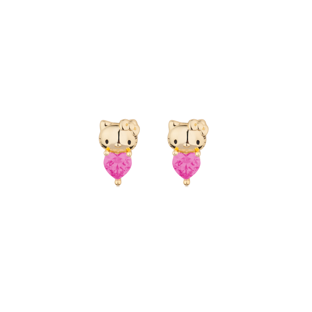 Couture Kingdom Sanrio Hello Kitty October Birthstone Stud Earrings
