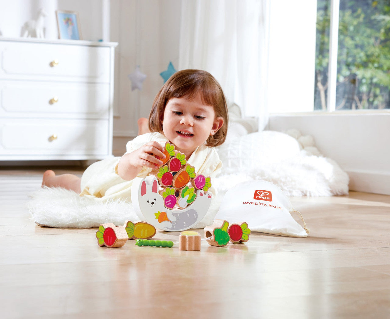 Hape - Bunny Balance & Threading Game