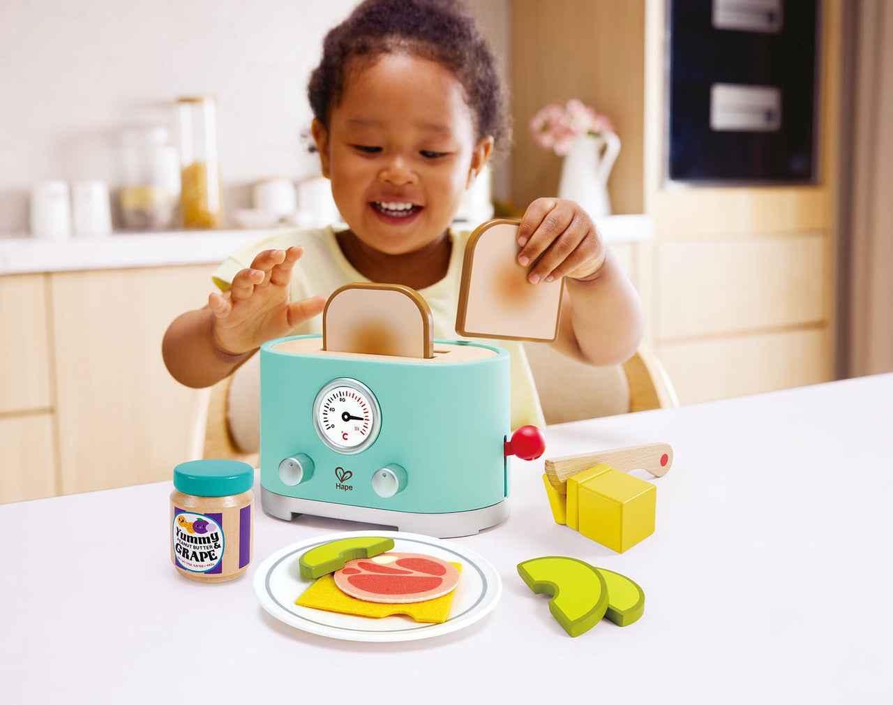 Hape - Ding & Pop-Up Toaster