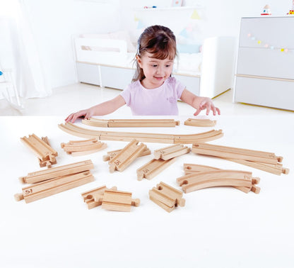 Hape Rail - Super Expansion Railway Track Pack