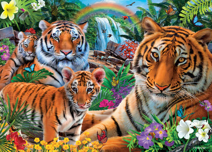 Holdson 1000pc - Call of the Wild - Rainbow Tigers Puzzle