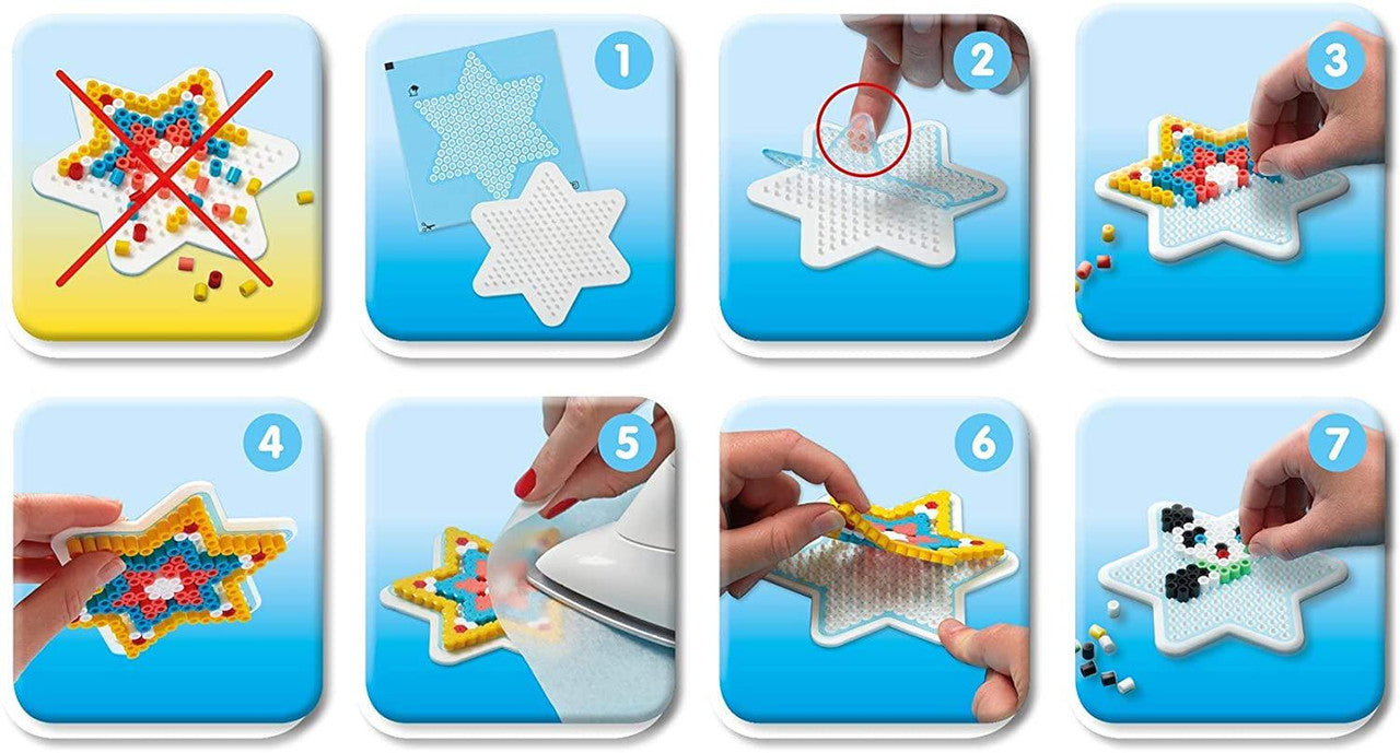 Hama Beads - Beads and Pegboards in Tub
