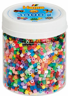 Hama Beads - All Colours Tub - 3000 beads