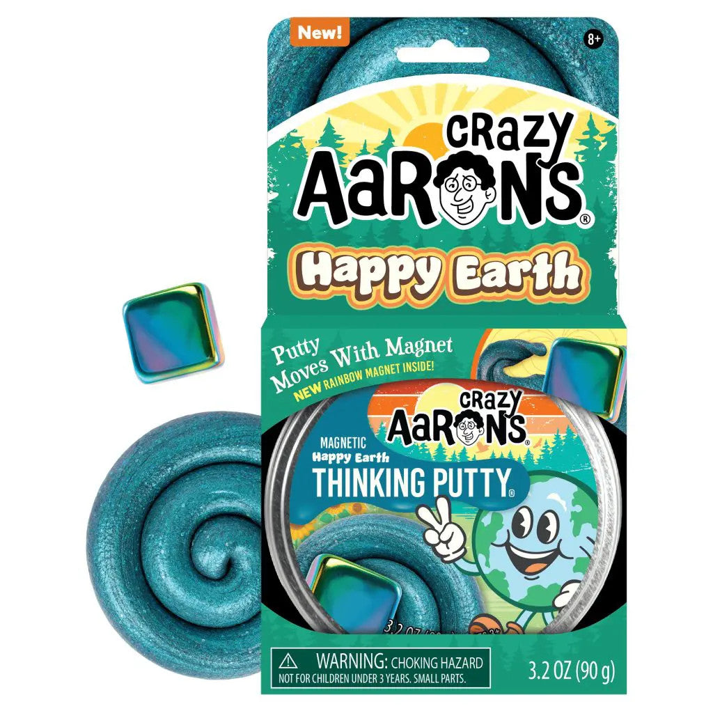 Crazy Aaron's Thinking Putty - Happy Earth 4" Tin