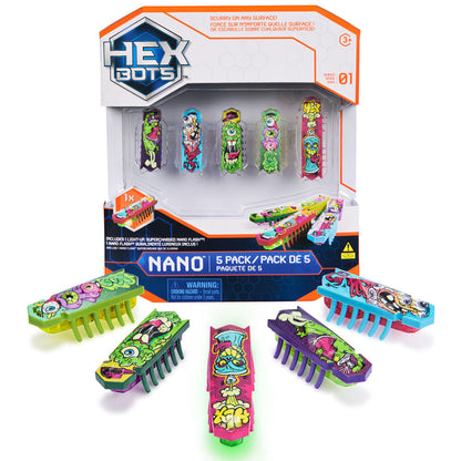 Hex Dots Nano toy set with packaging on a white background
