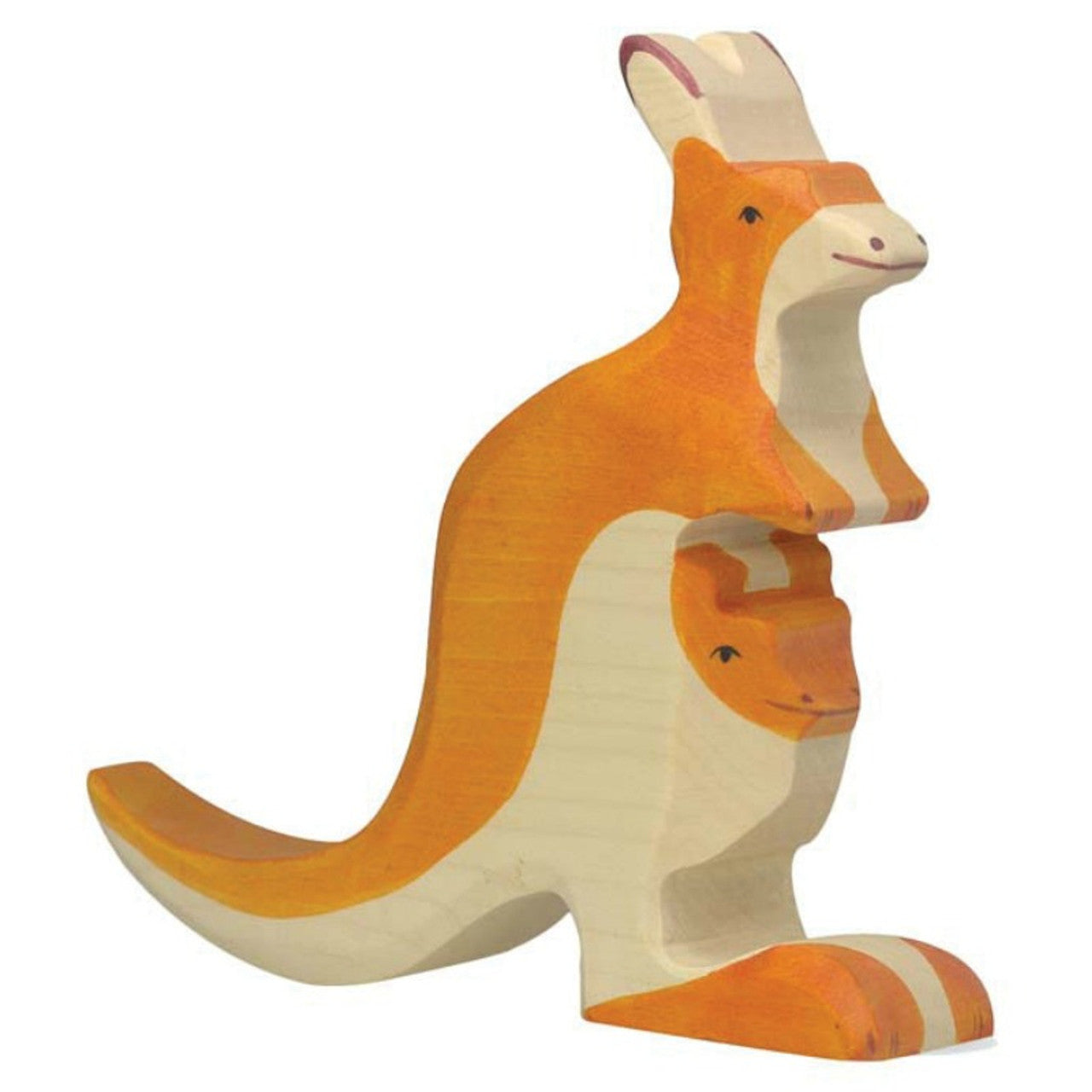 Holztiger - Kangaroo With Young