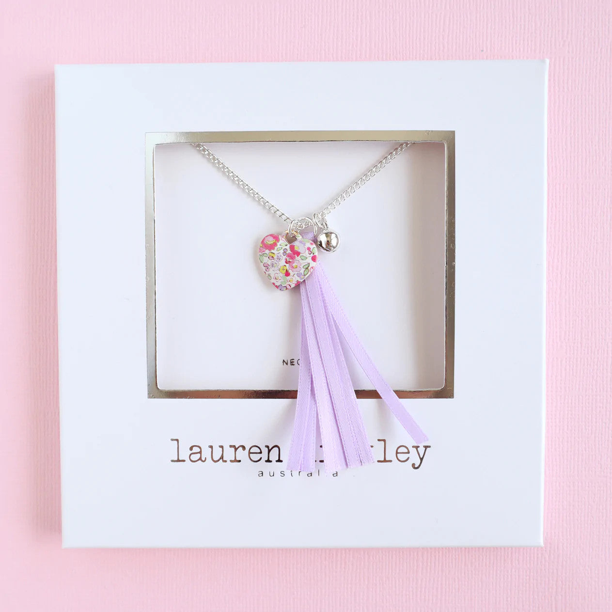 Petit Fleur Heart Necklace