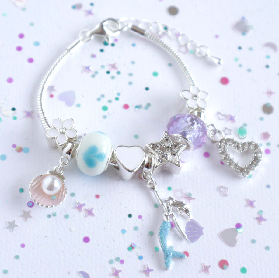 Mermaid charm bracelet
