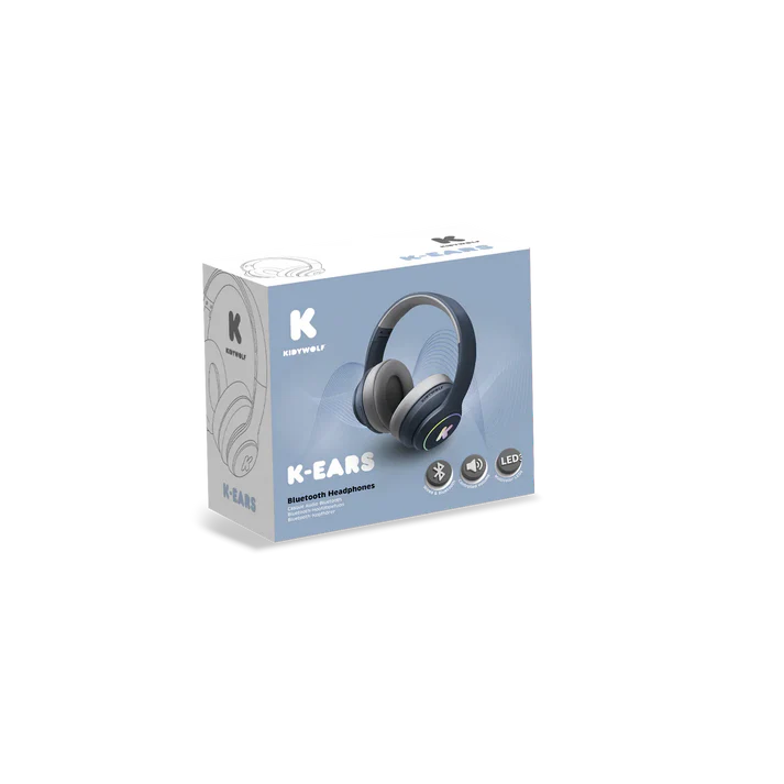 Kidywolf K-Ears Bluetooth Headphones - Blue