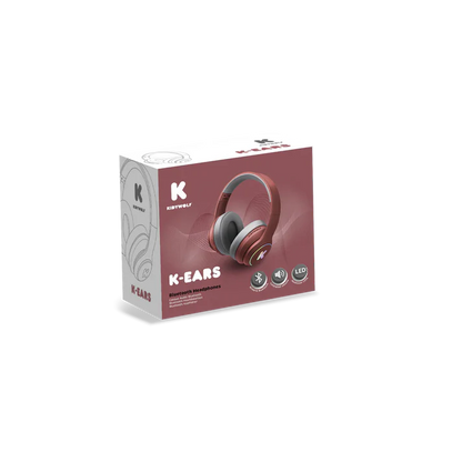 Kidywolf K-Ears Bluetooth Headphones - Red