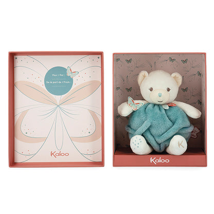 Kaloo - Plume Bear Teal 23cm