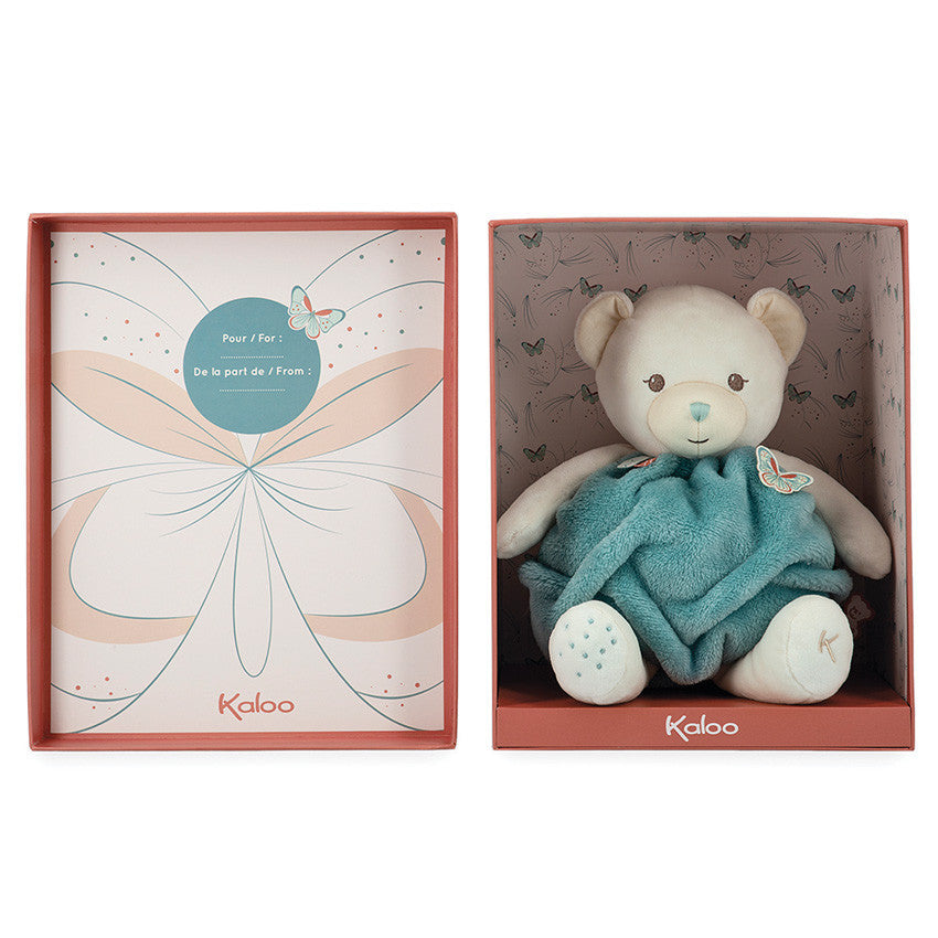 Kaloo - Plume Bear Teal 30cm
