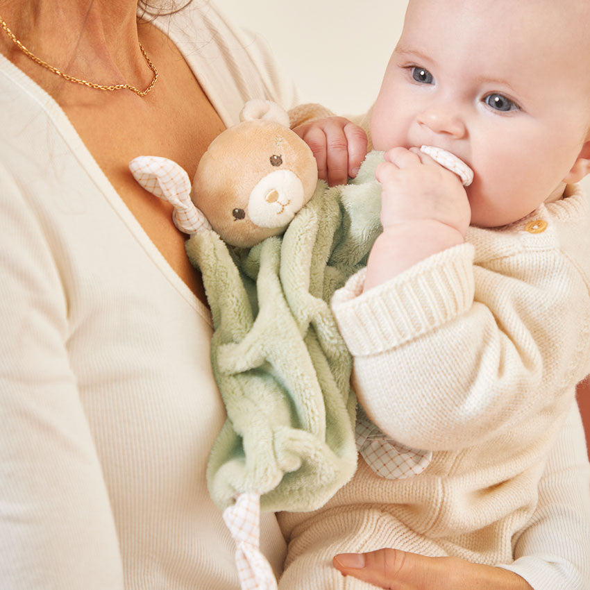 Kaloo - Signature Plume Doudou Bear Green