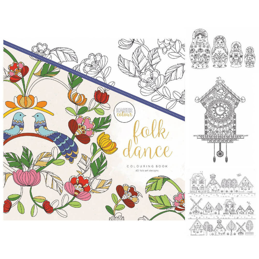 Kaisercolour - Colouring Book - Folk Dance
