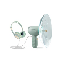 KIDYWOLF® KIDYSPY sound amplifier for children with directional listening dish and headphones