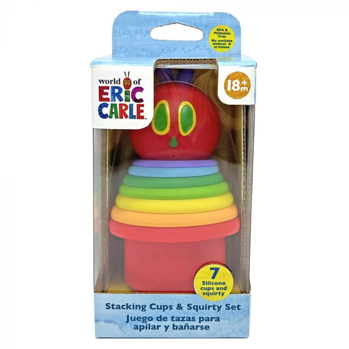 The Very Hungry Caterpillar Stacking Cups & Squirty set