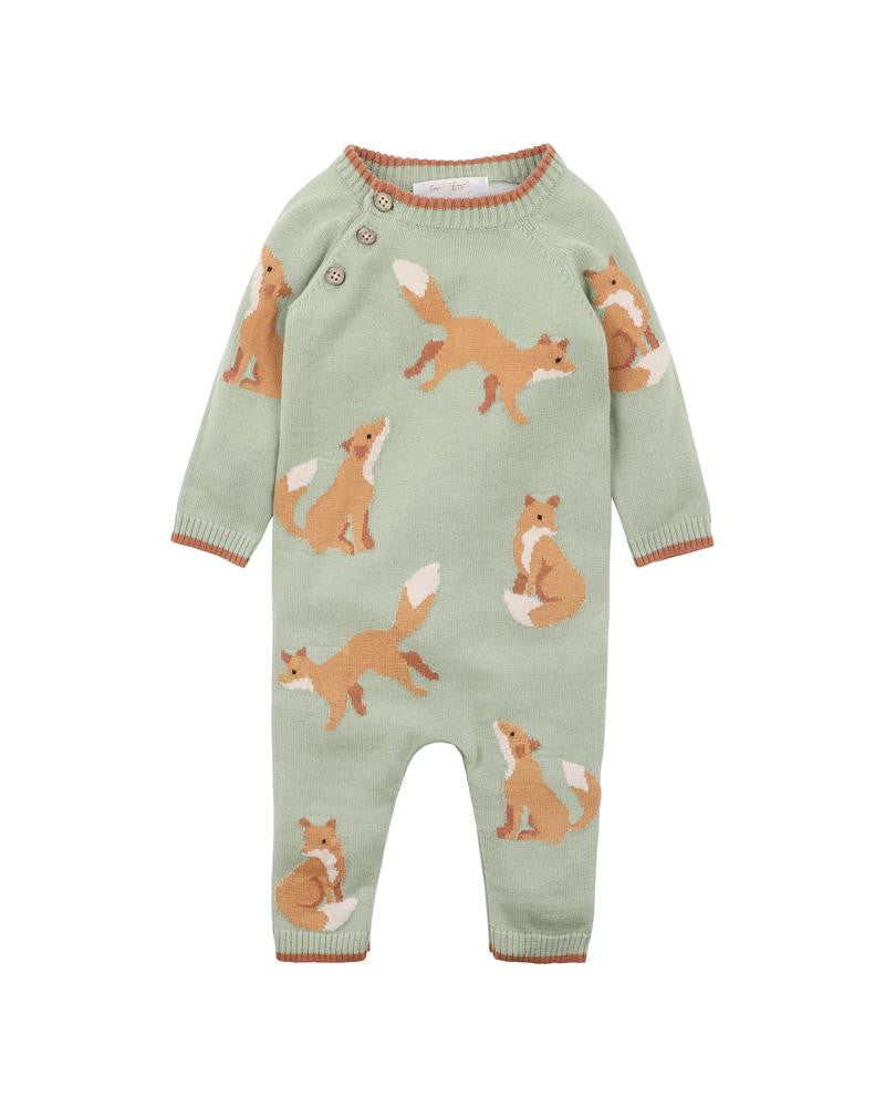 Fox & Finch - Nevada Fox Knitted Romper (sizes 000-0)