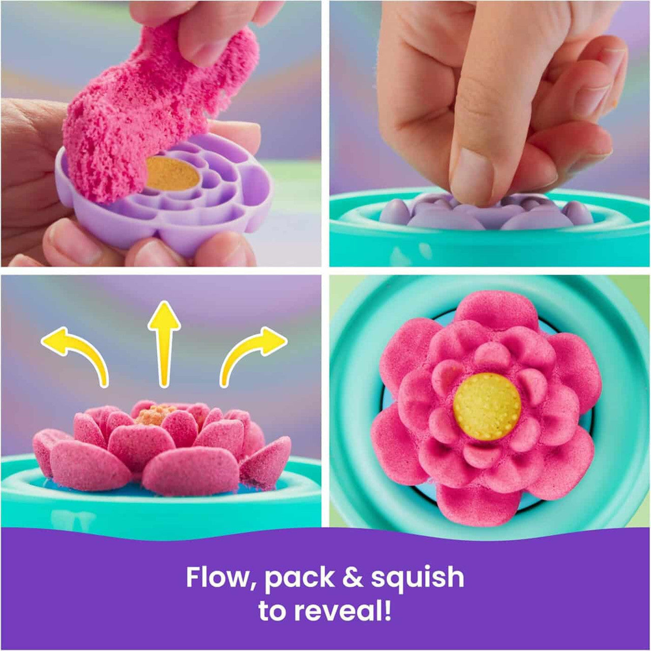 Kinetic Sand - Squish Blossom Playset