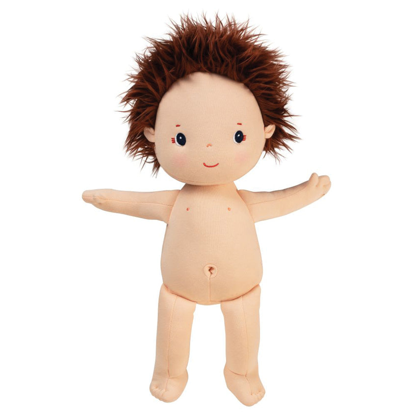 Lilliputiens - Charlie Doll 36cm - Removable Pyjamas & Bottle