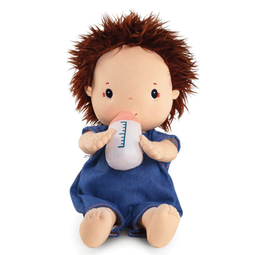 Lilliputiens - Charlie Doll 36cm - Removable Pyjamas & Bottle