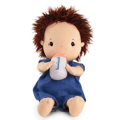 Lilliputiens - Charlie Doll 36cm - Removable Pyjamas & Bottle