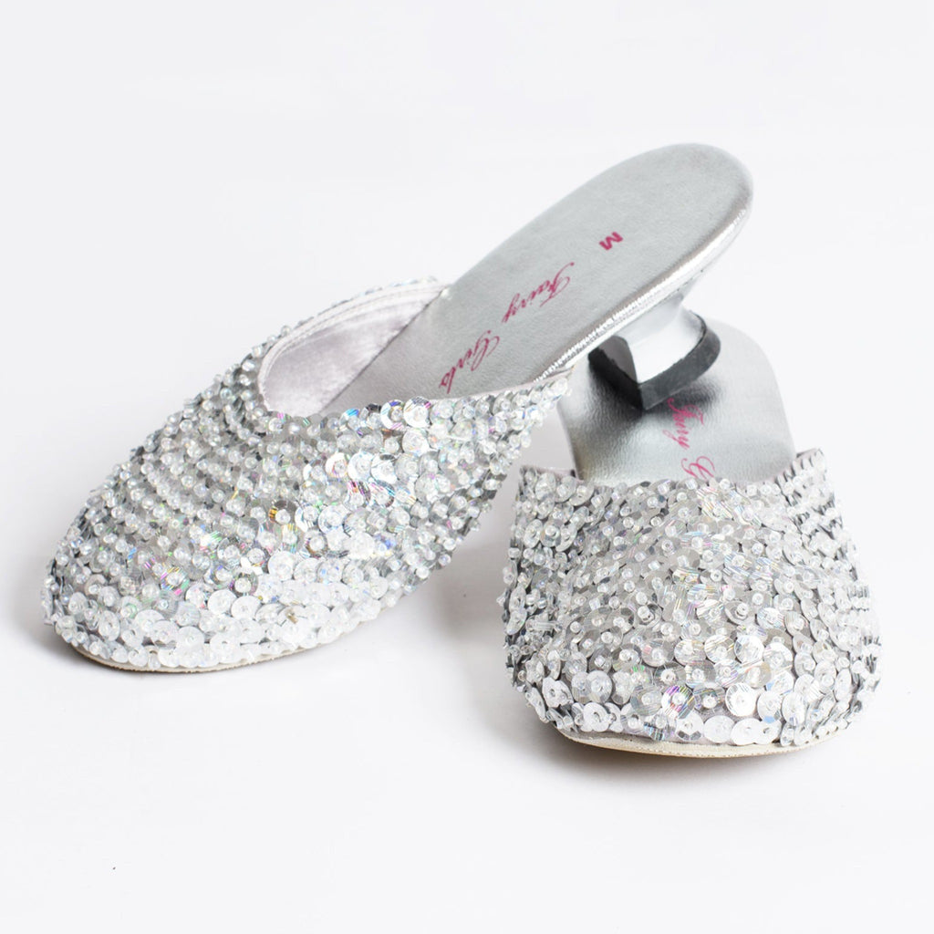 Fairy Girls - Silver Princess Slippers