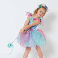 Fairy Girls - Wish Fairy Dress with Wand - Light Blue