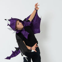 Little Heroes - Dragon Cape - Purple & Black