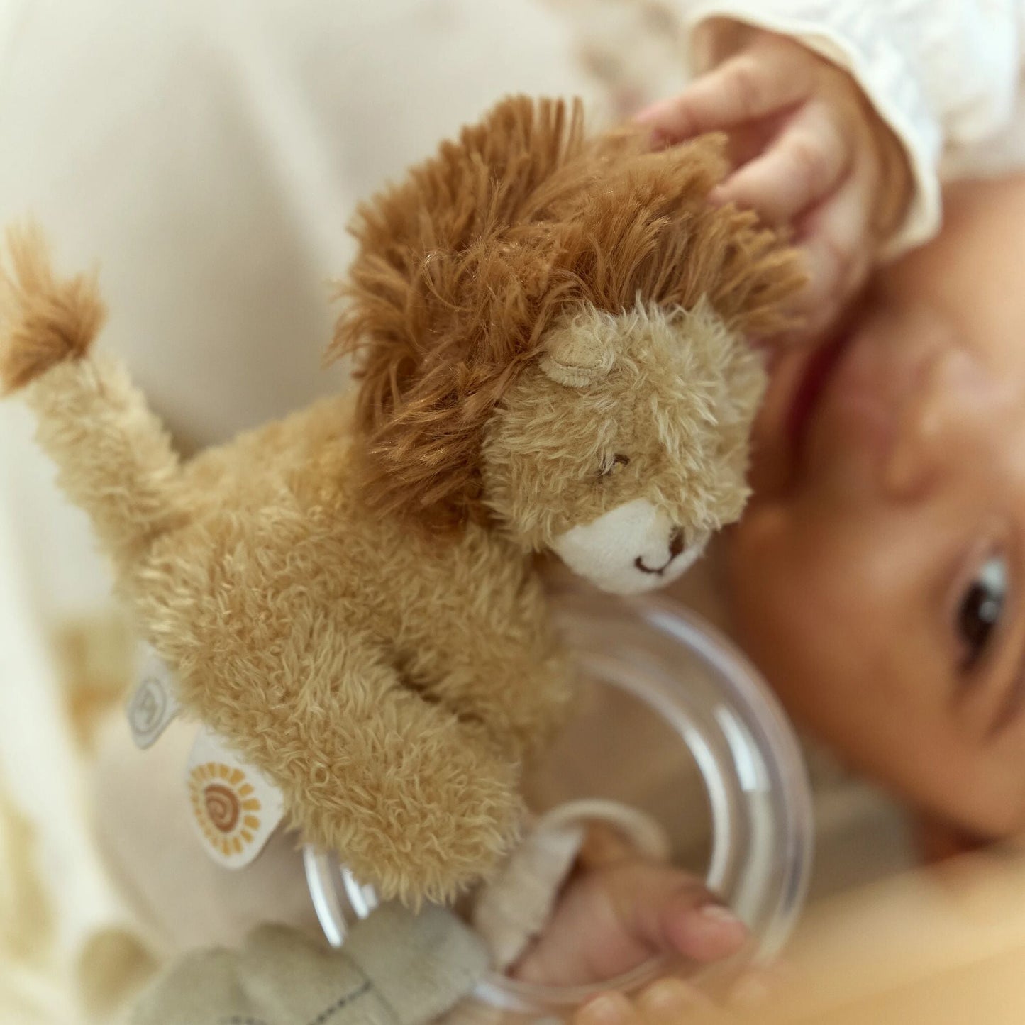 Little Dutch - Safari Friends Ring Rattle Lion