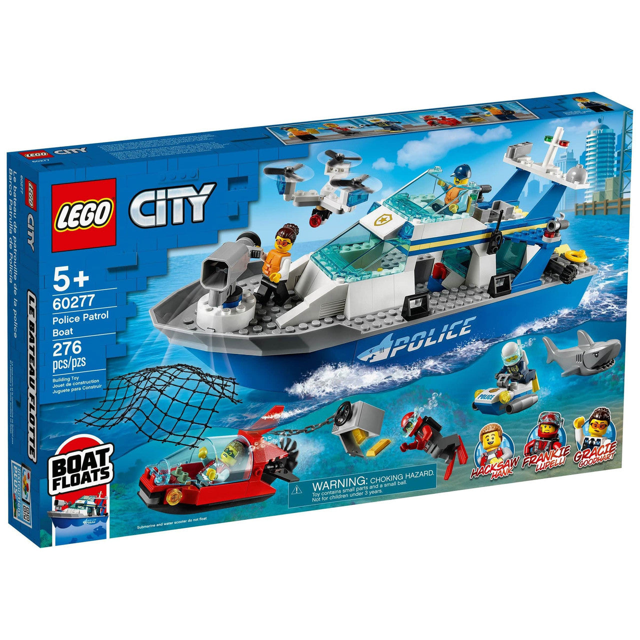 LEGO® City - Police Patrol Boat 60277