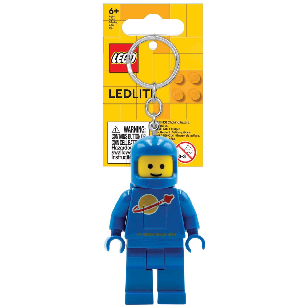 LEGO - Spaceman Guy LED Keychain Light — Minifigure Key Light Torch