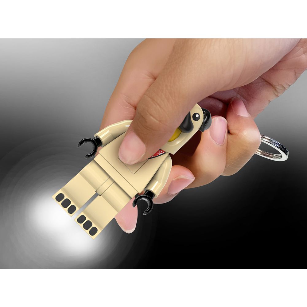 LEGO Iconic - Pug LED Keychain Light — Minifigure Key Light Torch